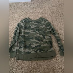 Camo Crewneck